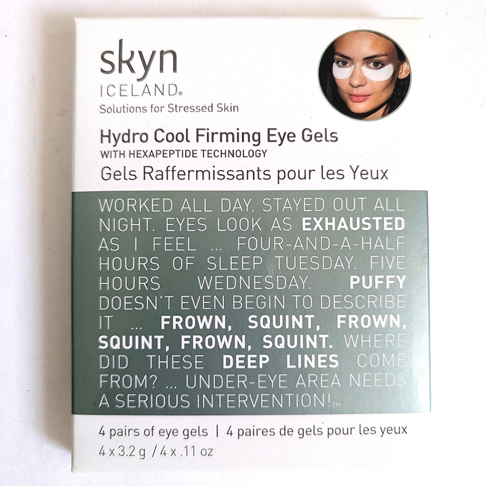 Skyn Iceland Hydro Cool Firming Eye Gels 4 Pack 💕 New in box - Sealed 🩷